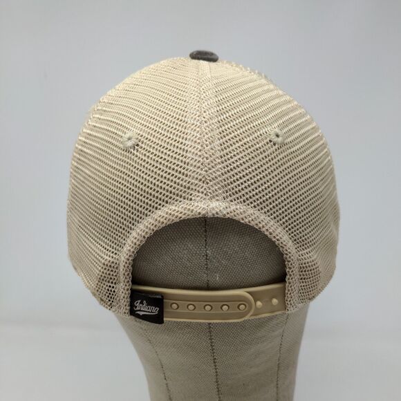 Top of the World Men's IU Indiana Hoosiers Snapback Hat Brown Tan OSFA - Picture 10 of 15